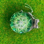 QL705ゴルフマーカー25ルリ緑-